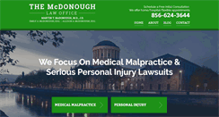 Desktop Screenshot of mcmedlaw.com