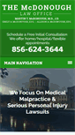 Mobile Screenshot of mcmedlaw.com